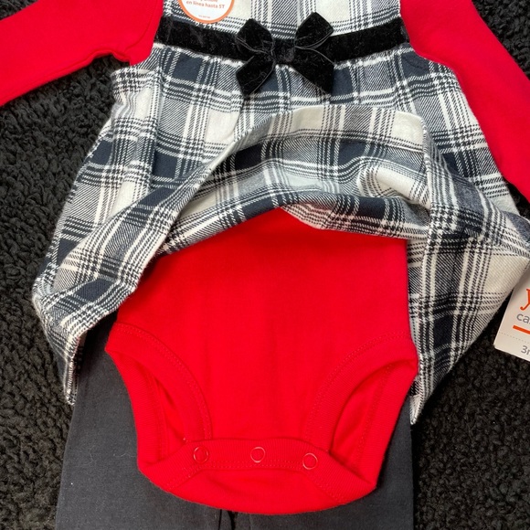 NEW Carters Baby Girl Dress ~ size 3 months
Black & white plaid Pattern - Picture 3 of 8